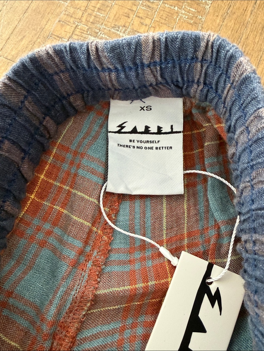 NWT Sabbi The Mexicola Check Pants - Picture 5 of 8